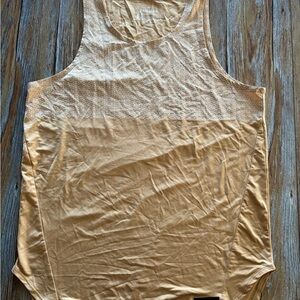 Raw Gear Men’s Tank Top Size Large Yellow Great Condition